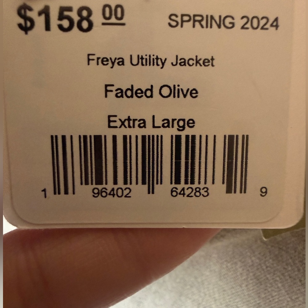 Marine layer NWT Women's Olive green button Jacket cotton tencel freya utility - Picture 3 of 10